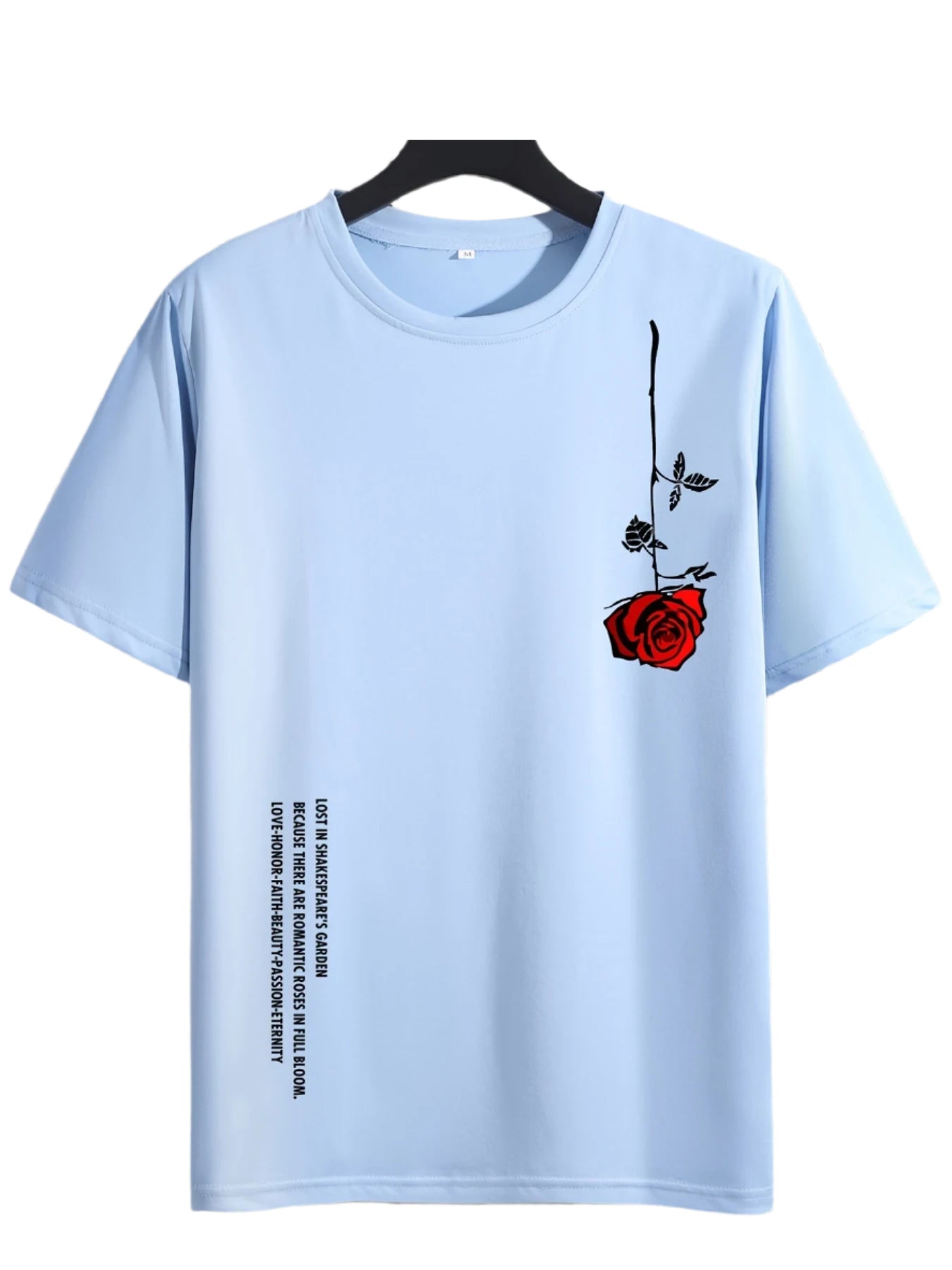 Men's Rose Print T-Shirt