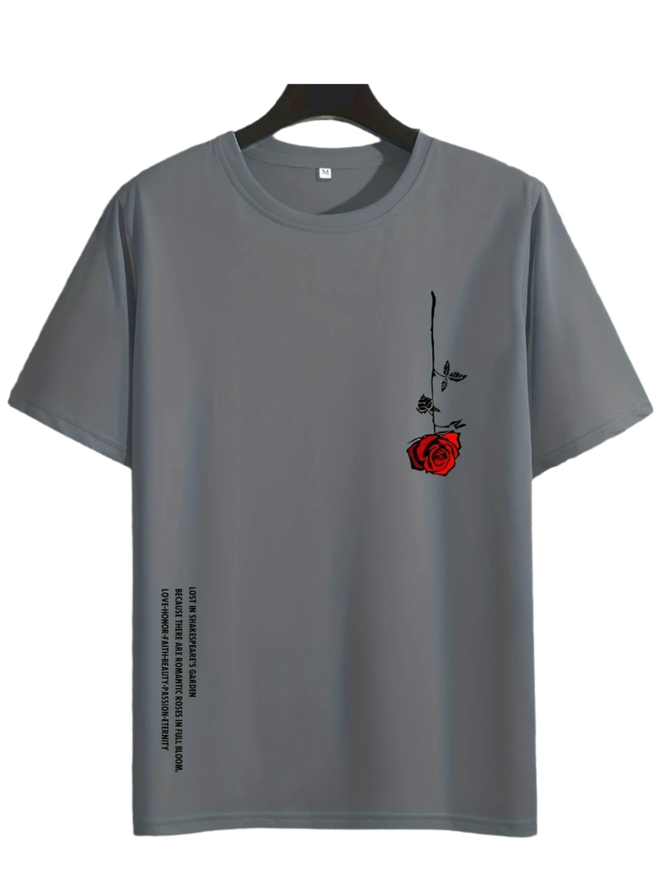 Men's Rose Print T-Shirt