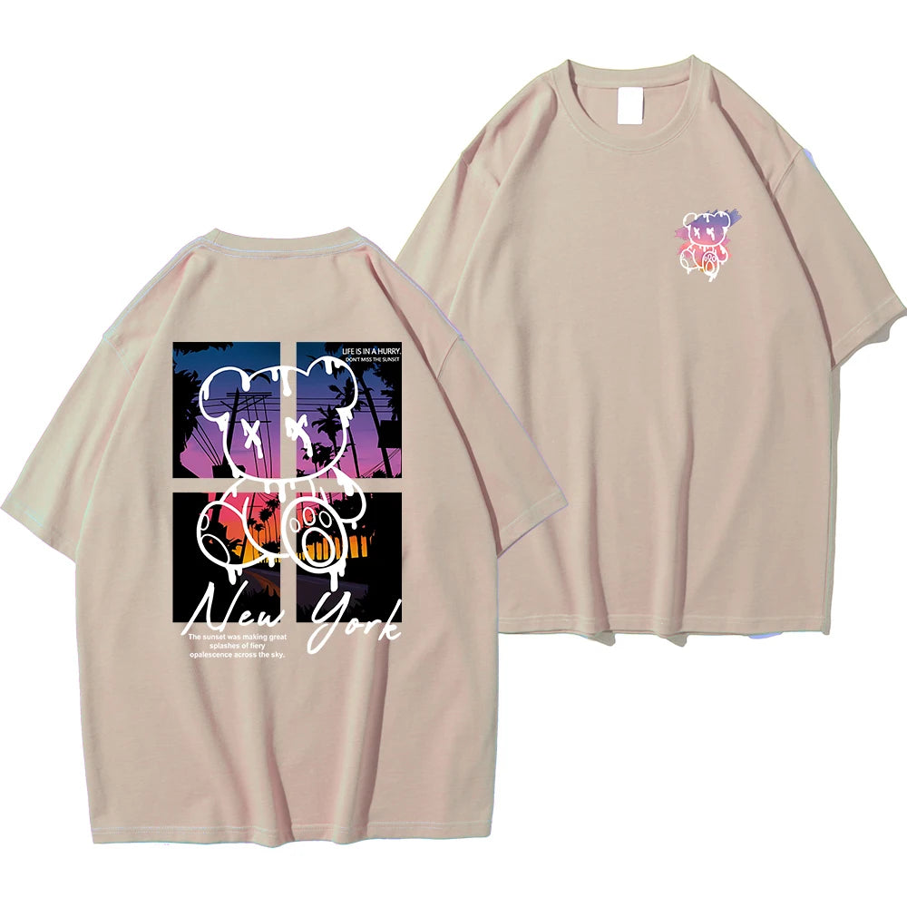 Men's NYC Sunset Scenery T-Shirts