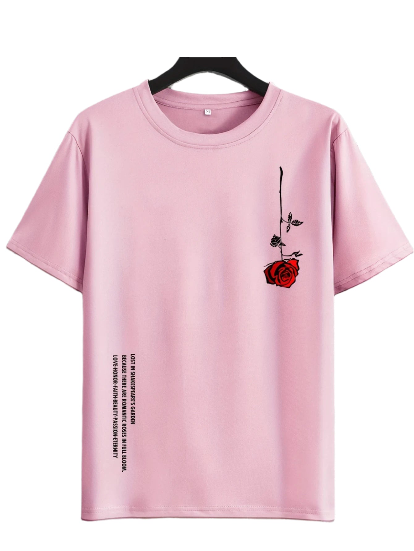 Men's Rose Print T-Shirt