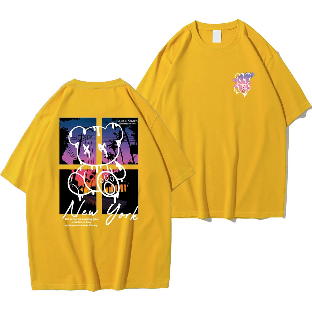 Men's NYC Sunset Scenery T-Shirts