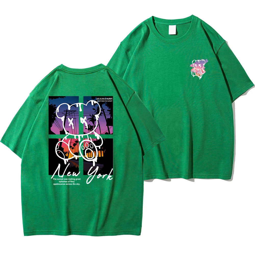 Men's NYC Sunset Scenery T-Shirts
