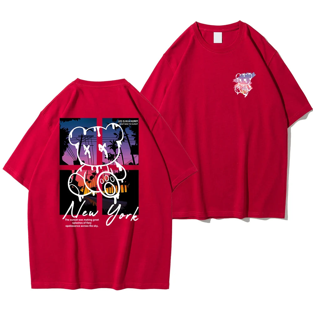 Men's NYC Sunset Scenery T-Shirts
