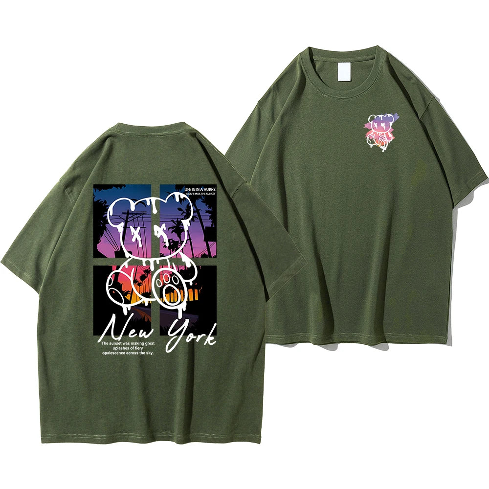 Men's NYC Sunset Scenery T-Shirts