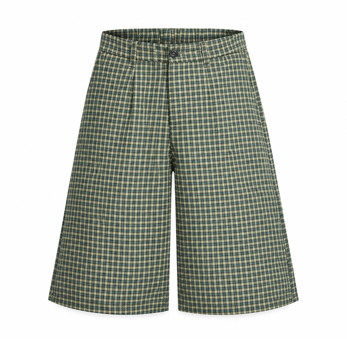 "Plaid" Bermuda Shorts