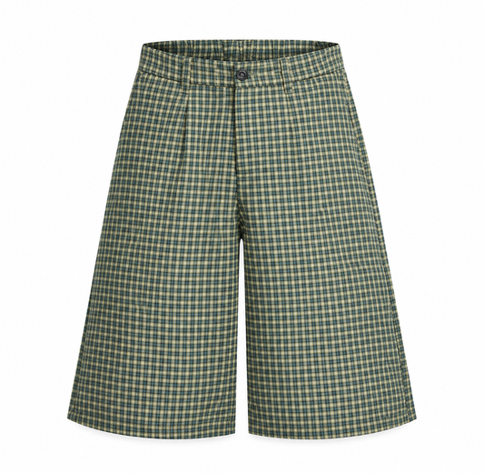 Plaid Bermuda Shorts