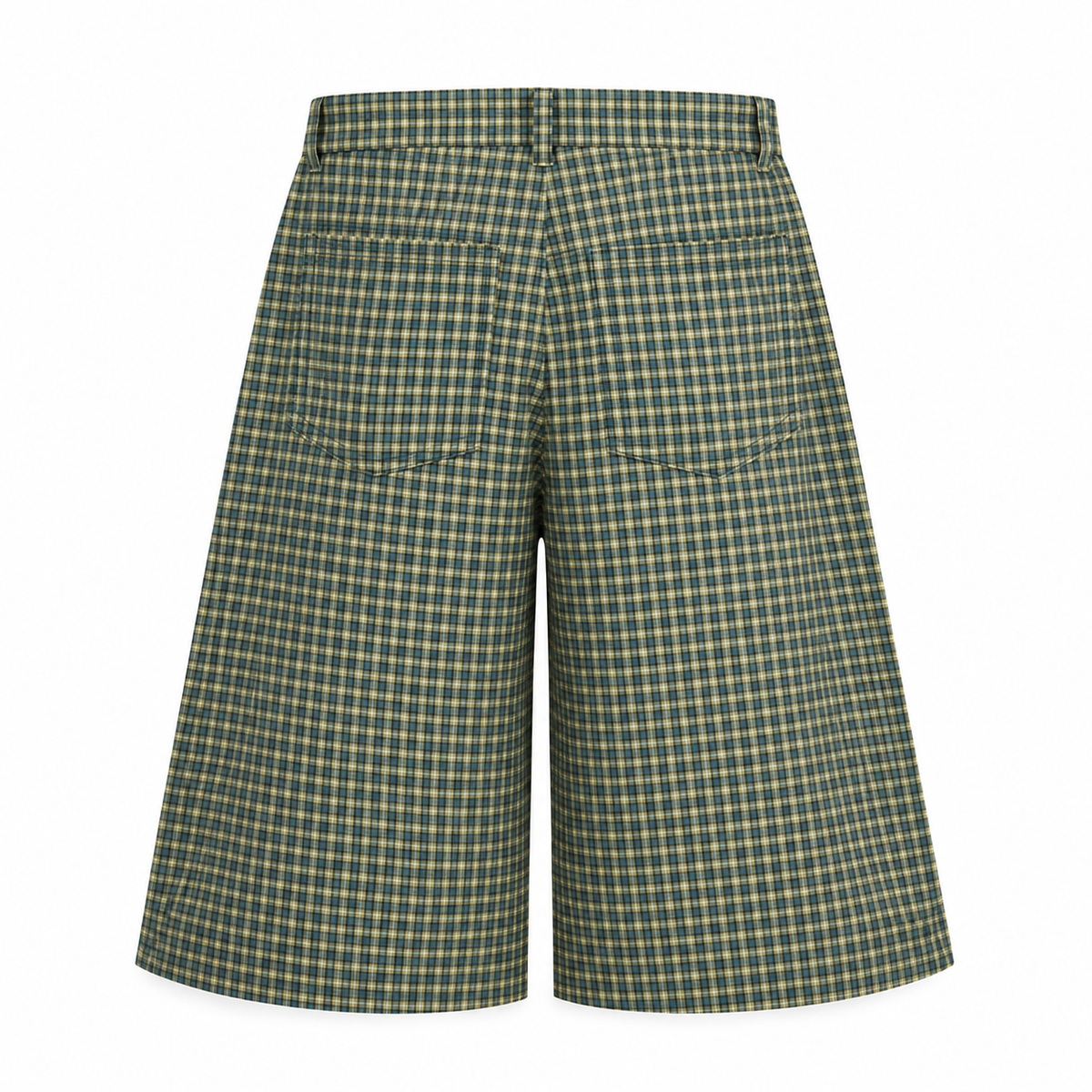 "Plaid" Bermuda Shorts