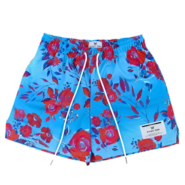 Men's "Ryoko Rain" Oil Painting Shorts