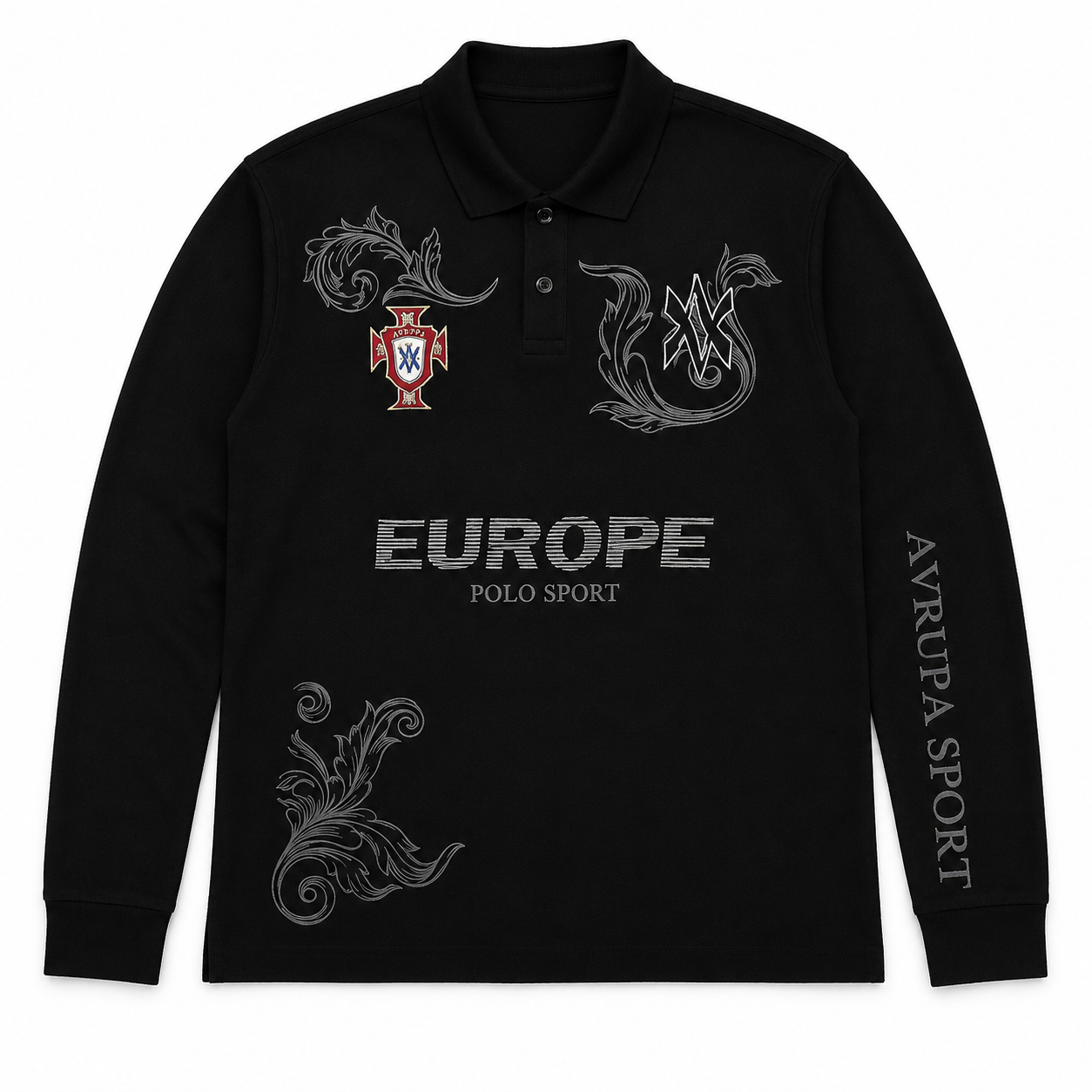 Men's "Europe" Long Sleeve Shirt