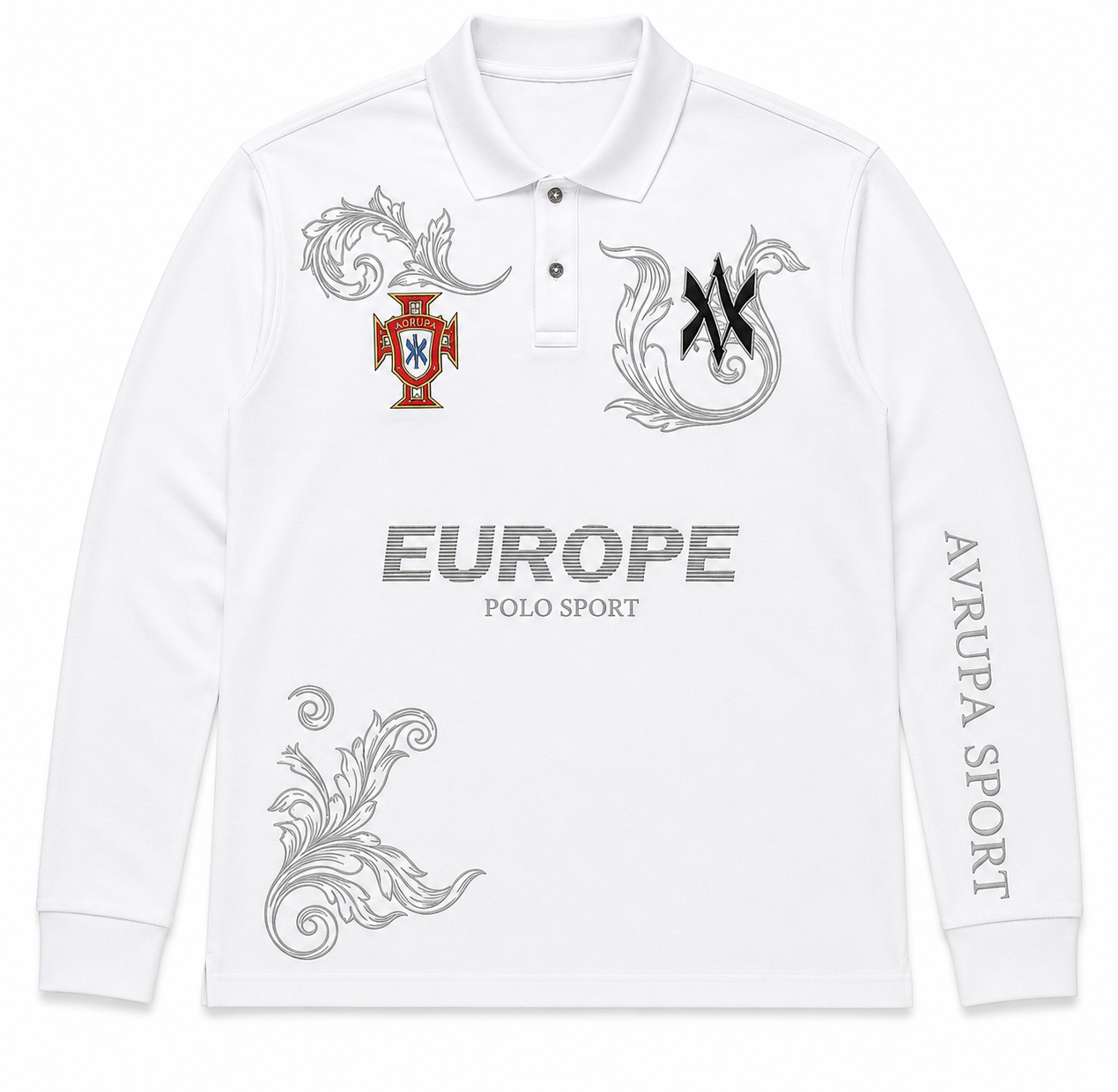 Men's "Europe" Long Sleeve Shirt